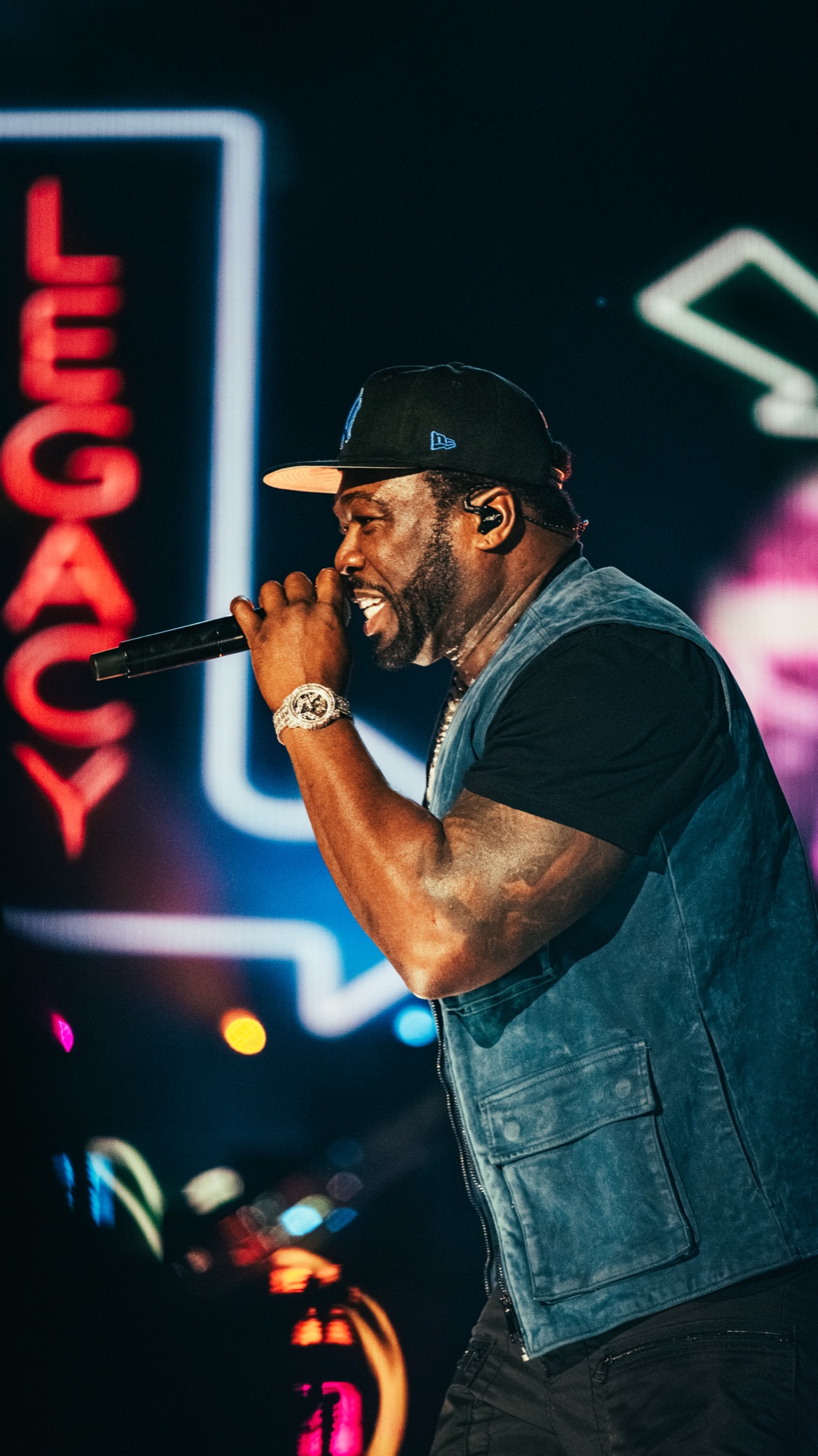 Konzertfoto: 50 Cent live auf der Bühne