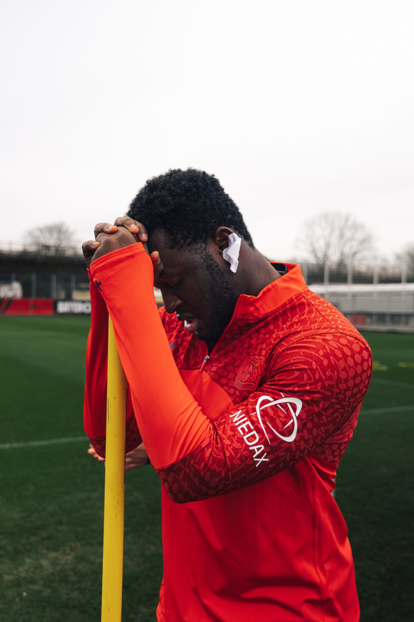 Sportfoto: Victor Boniface in Aktion