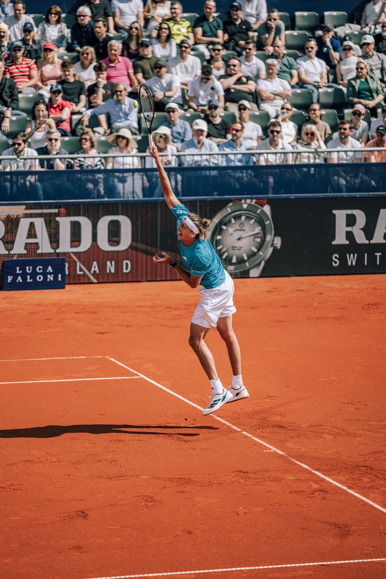 Sportfoto: Alexander Zverev in Aktion